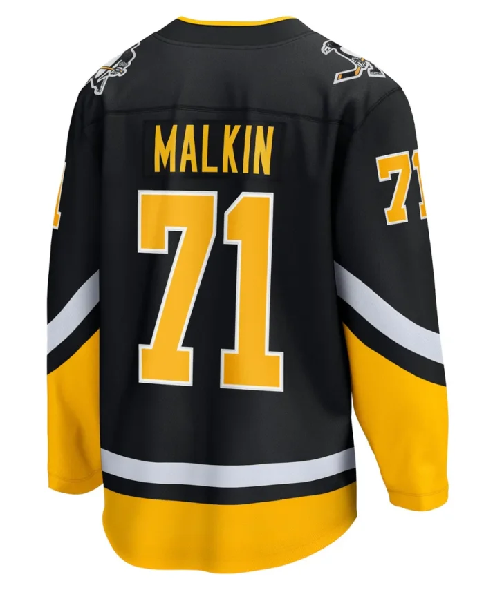 Evgeni Malkin Pittsburgh Penguins Fanatics Alternate Premier Breakaway Player Jersey - Black