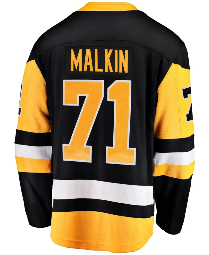 Evgeni Malkin Pittsburgh Penguins Fanatics Home Breakaway Jersey - Black