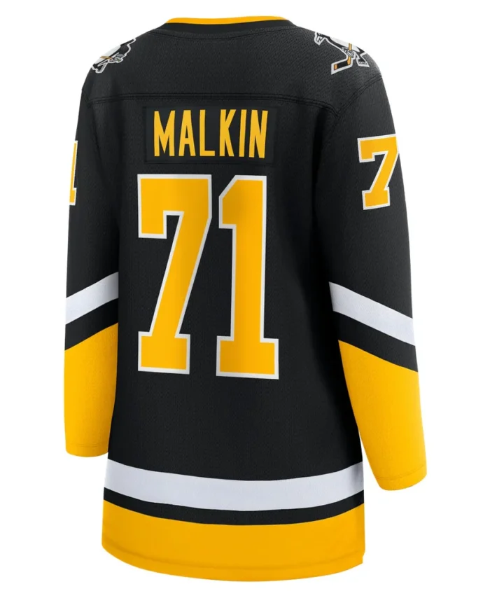 Evgeni Malkin Pittsburgh Penguins Fanatics Women Alternate Premier Breakaway Player Jersey - Black