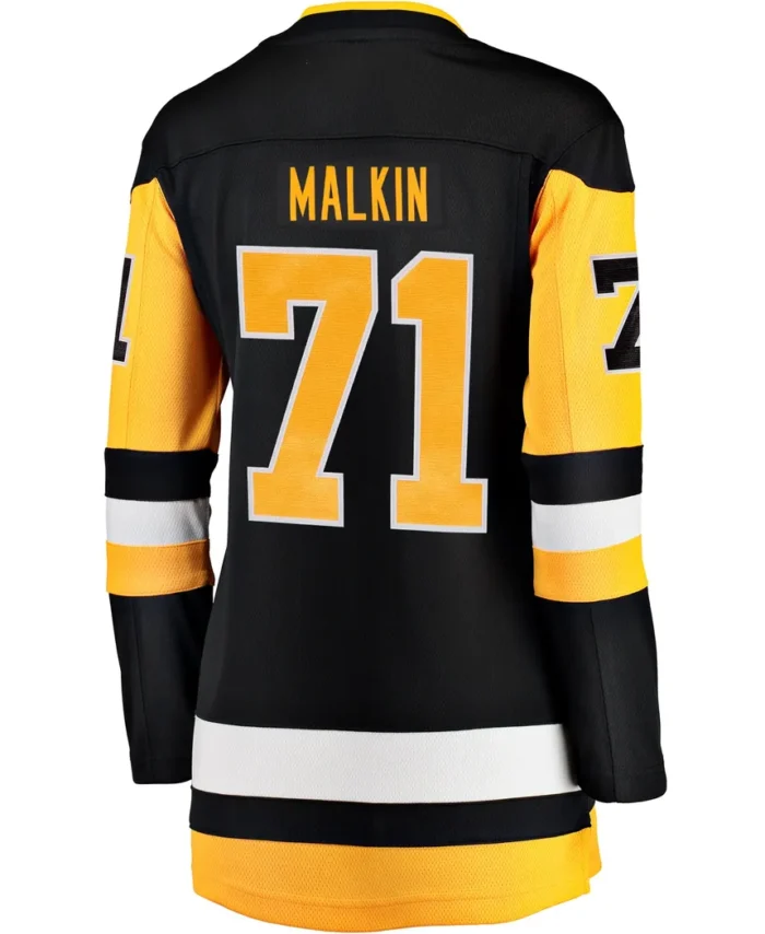 Evgeni Malkin Pittsburgh Penguins Fanatics Women Home Breakaway Player Jersey - Black