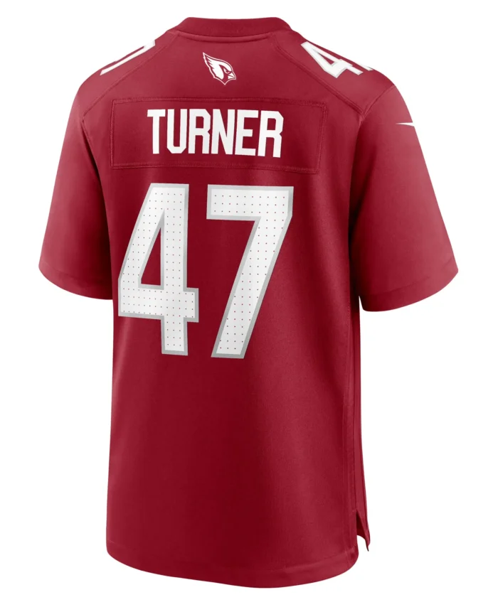 Ezekiel Turner Arizona Cardinals Team Game Jersey -  Cardinal