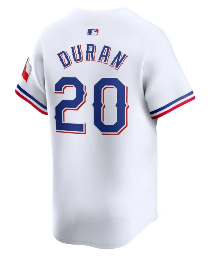 Ezequiel Duran Texas Rangers Home Limited Player Jersey - White