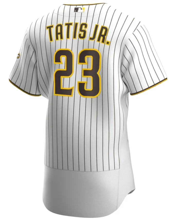 Fernando Tatis Jr. San Diego Padres Home Authentic Player Jersey- White/Brown