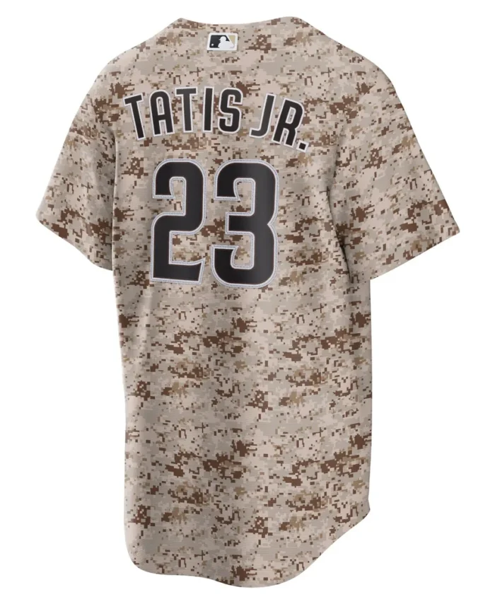 Fernando Tatis Jr. San Diego Padres USMC Alternate Replica Player Jersey- Camo