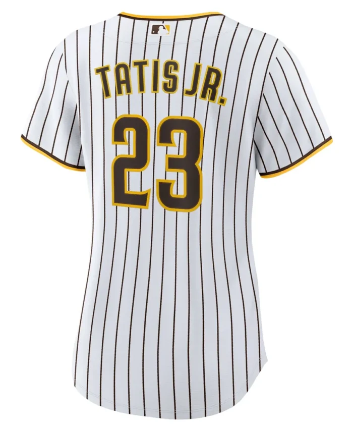 Fernando Tatis Jr. San Diego Padres Women Home Replica Player Jersey - White/Brown