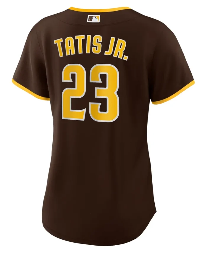 Fernando Tatis Jr. San Diego Padres Women Road Replica Player Jersey - Brown