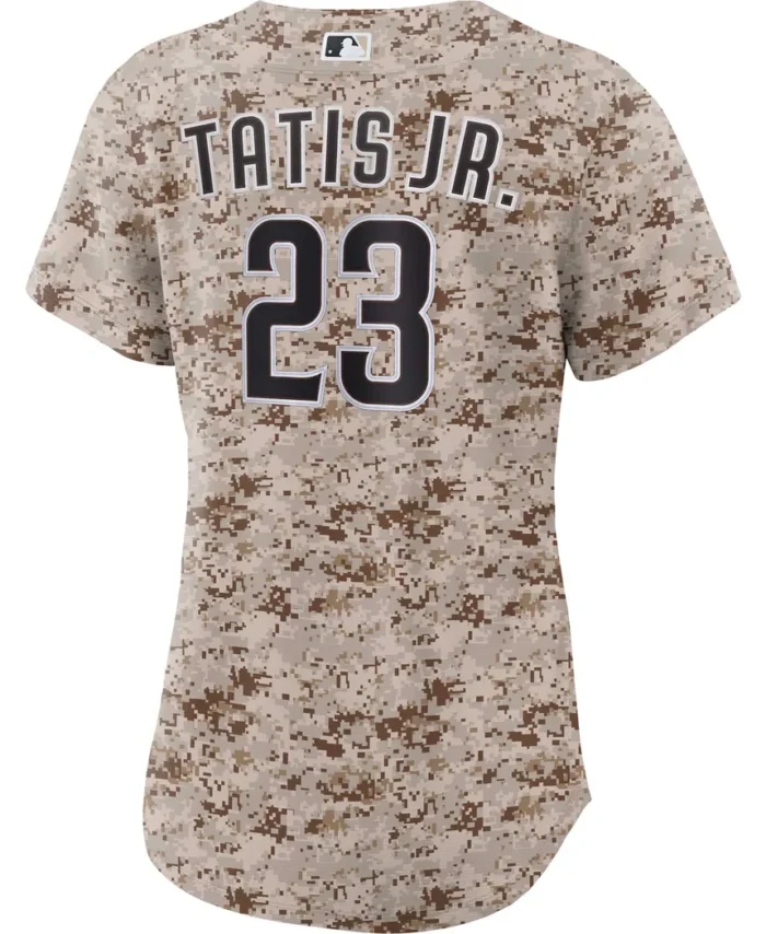 Fernando Tatis Jr. San Diego Padres Women USMC Alternate Replica Player Jersey - Camo