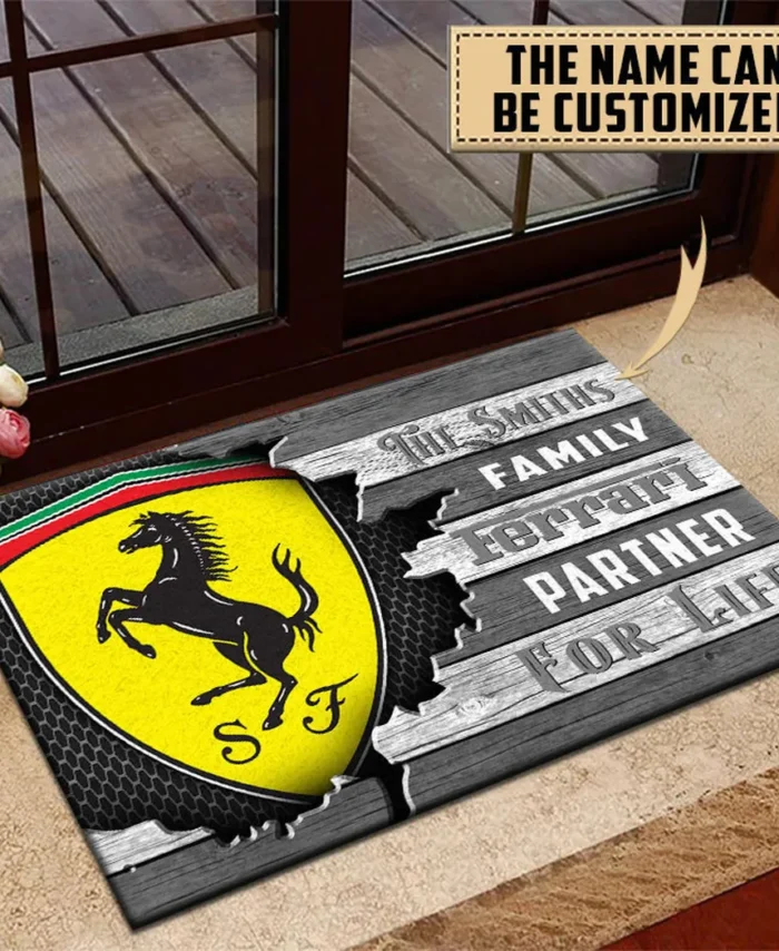 Luxury Speedster Doormat, All Over Print Doormat For Car Owners CAR135 - Gray