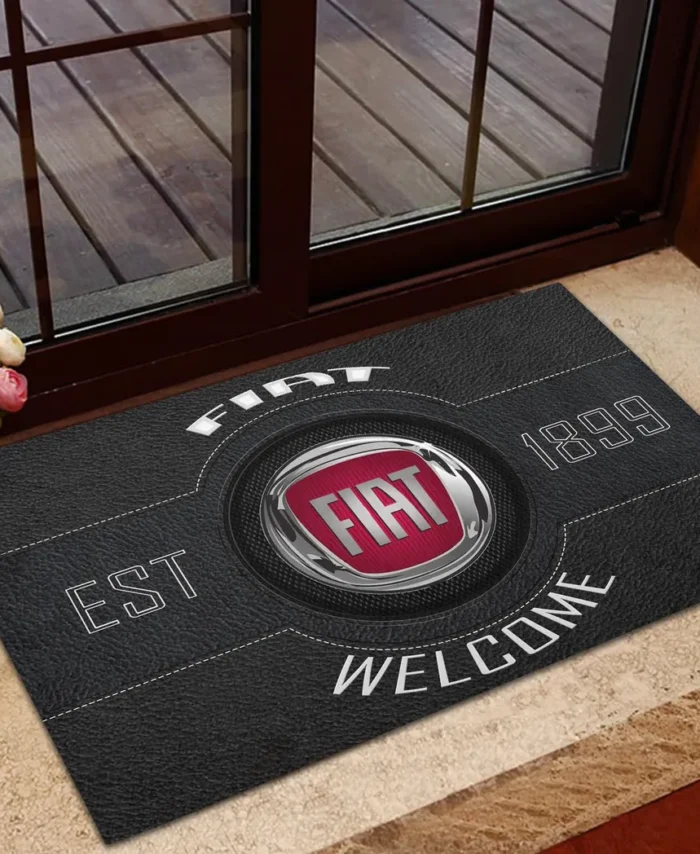 CityMotion Vehicles Doormat, Durable Auto-Inspired Rug for Garage or Home Entry CAR169 - Black