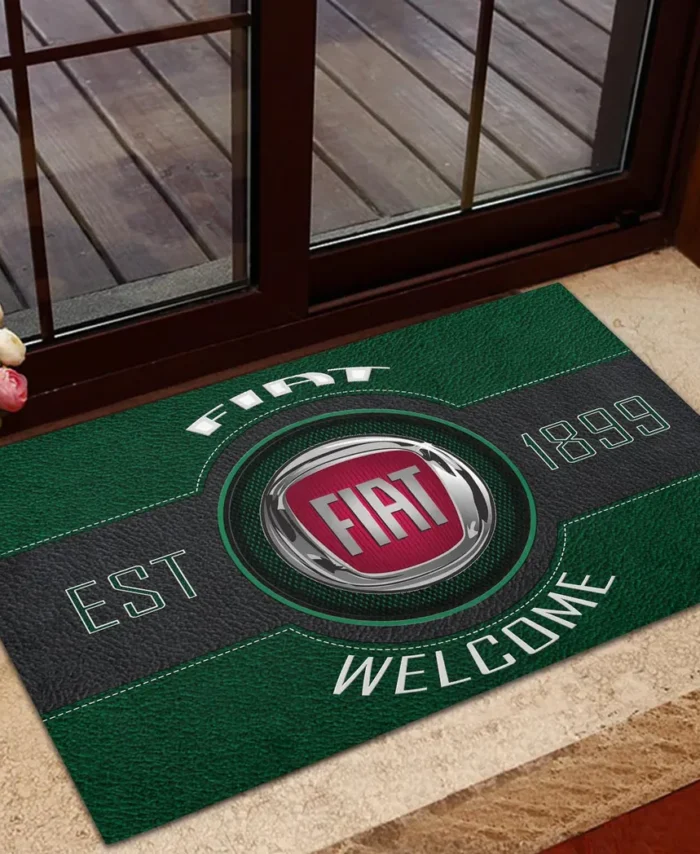 Italex Vehicles Doormat, Durable Auto-Inspired Rug for Garage or Home Entry CAR169 - Green