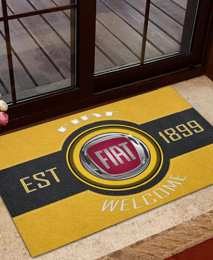 Italico Motors Doormat, All Over Print Doormat For Car Fans CAR169 - Yellow