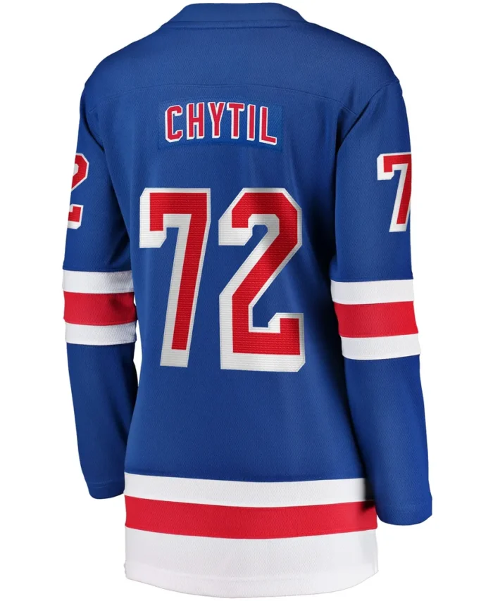 Filip Chytil New York Rangers Fanatics Women Home Breakaway Player Jersey - Blue