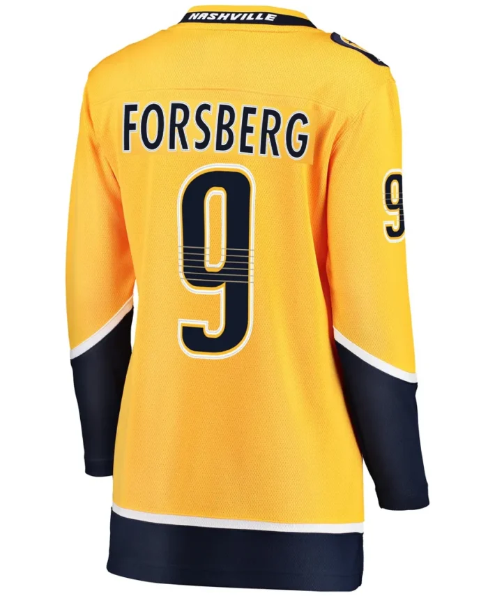 Filip Forsberg Nashville Predators Fanatics Women Breakaway Player Jersey - Gold