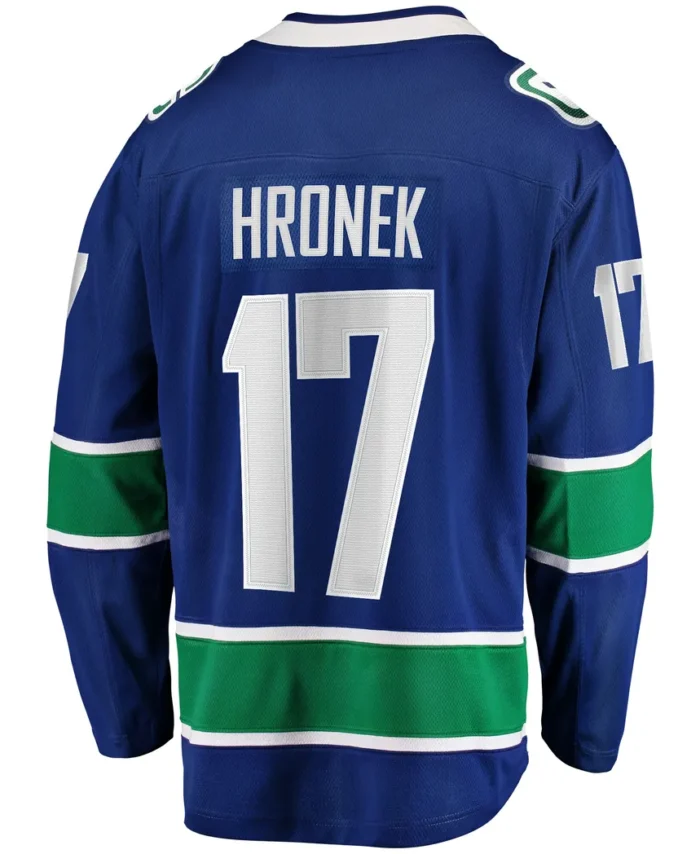 Filip Hronek Vancouver Canucks Fanatics Home Breakaway Jersey - Blue