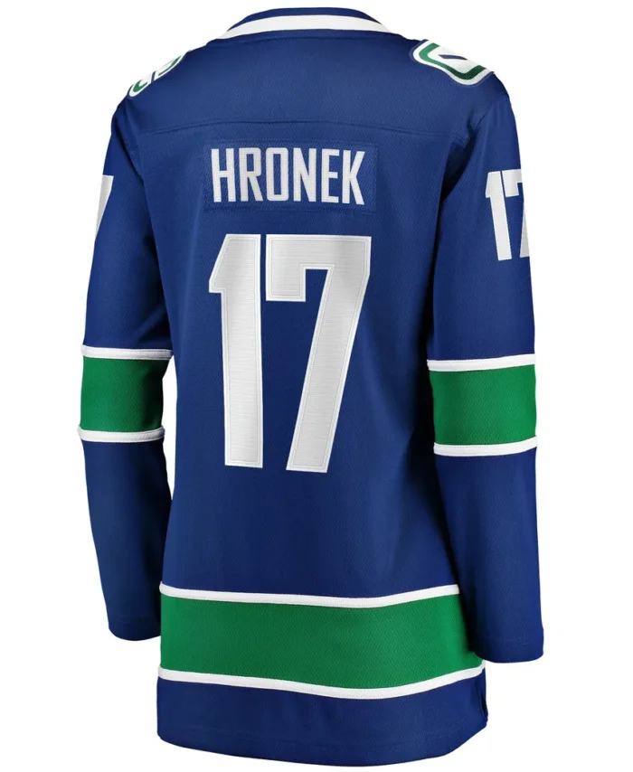 Filip Hronek Vancouver Canucks Women Fanatics Home Breakaway Jersey - Blue