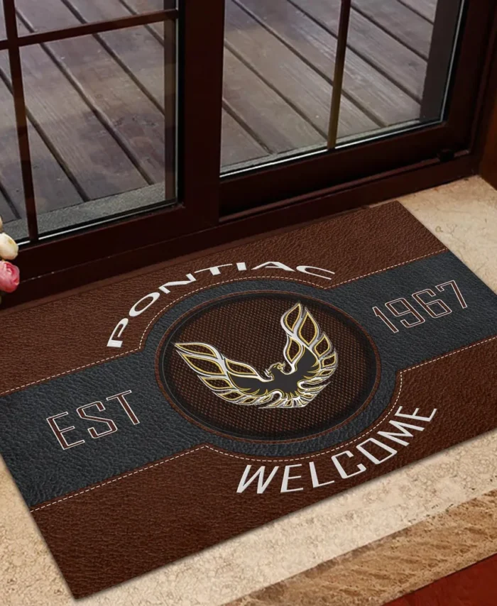 Timeless American Ride Doormat, All Over Print Doormat For Car Lovers CAR169 - Brown