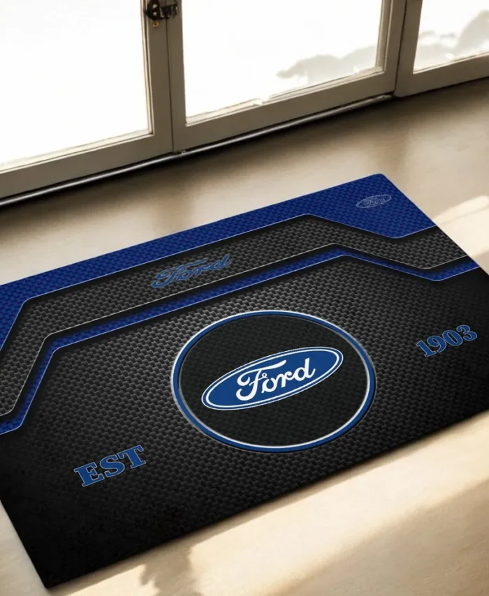 Muscle Car Doormat, Durable Auto-Inspired Rug for Garage or Home Entry CAR162