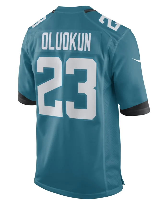 Foyesade Oluokun Jacksonville Jaguars Game Player Jersey - Teal