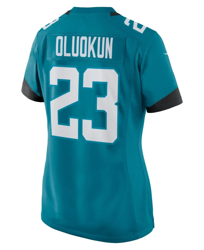 Foyesade Oluokun Jacksonville Jaguars Women's Game Player Jersey - Teal