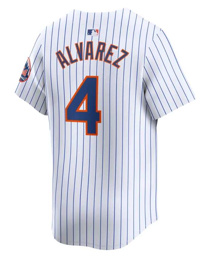 Francisco Alvarez New York Mets Home Limited Player Jersey - White