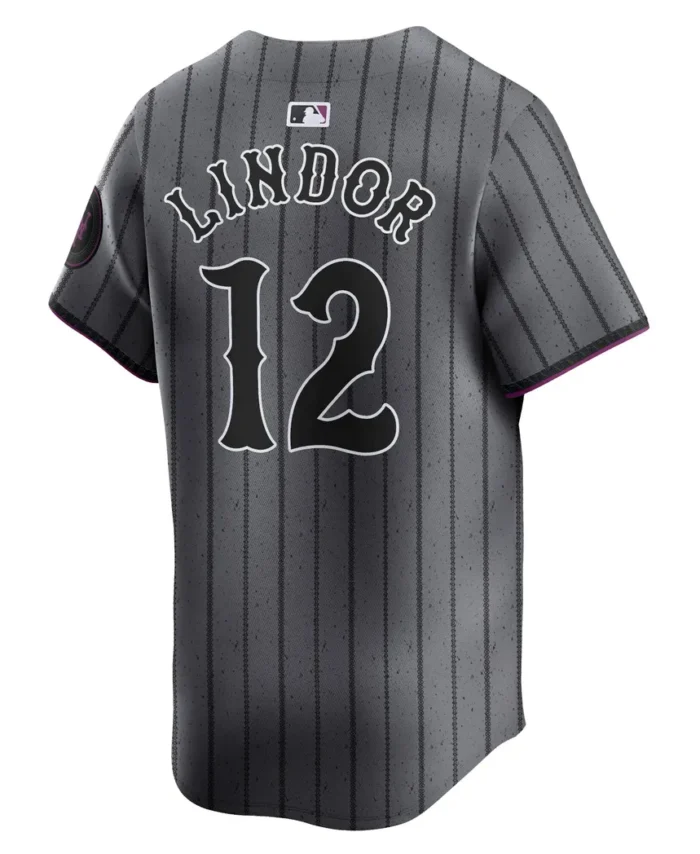 Francisco Lindor New York Mets 2024 City Connect Limited Player Jersey - Graphite