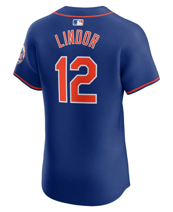 Francisco Lindor New York Mets Alternate Elite Player Jersey - Royal