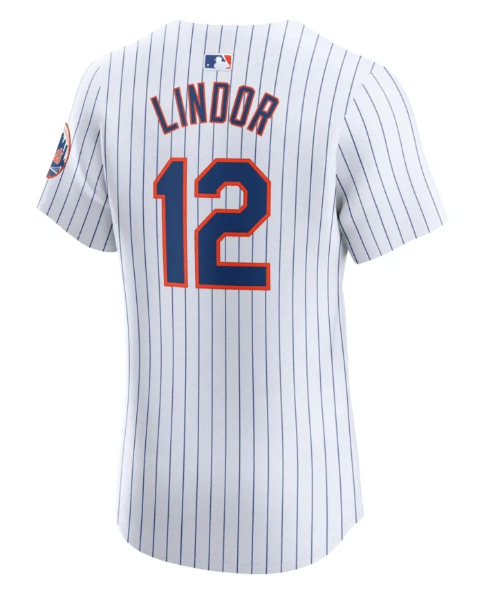 Francisco Lindor New York Mets Home Elite Jersey - White