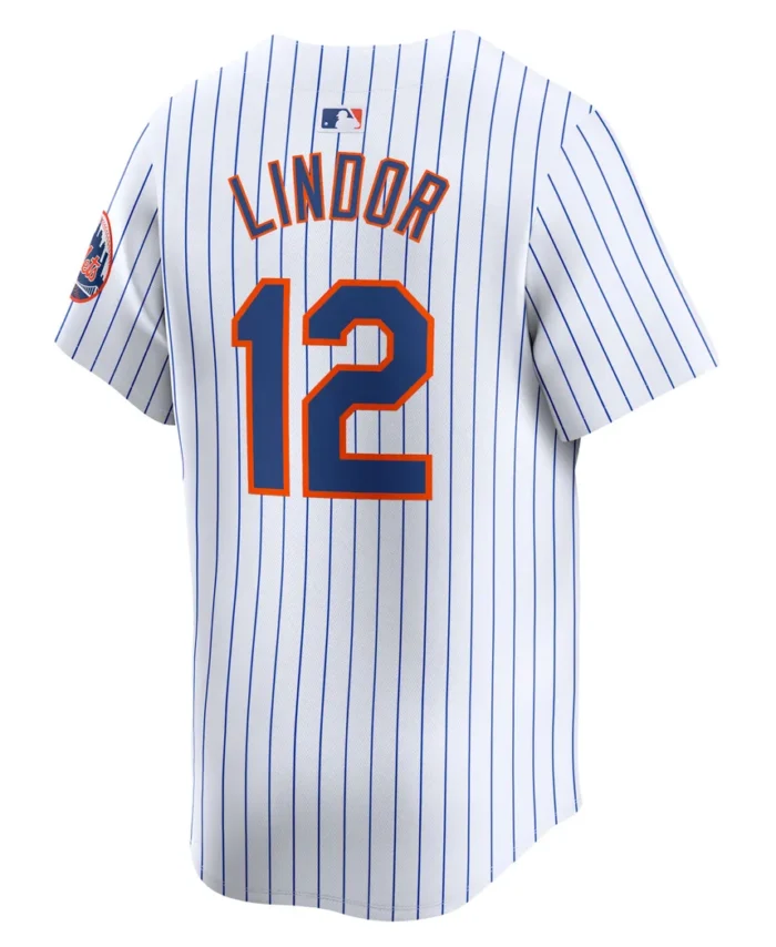 Francisco Lindor New York Mets Home Limited Player Jersey - White