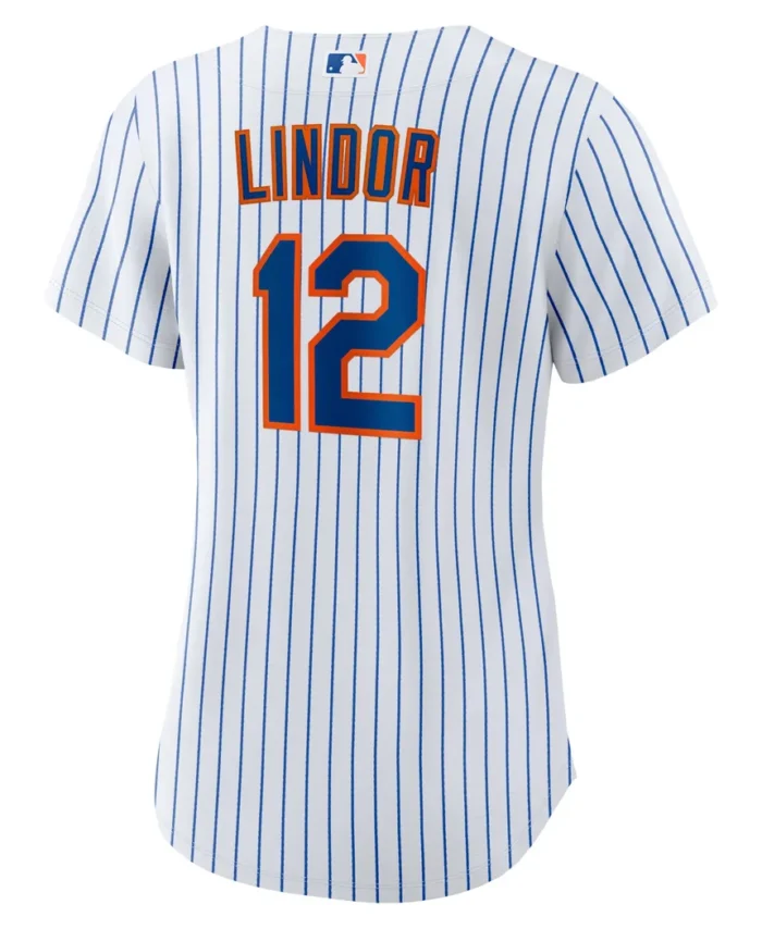 Francisco Lindor New York Mets Women Home Replica Player Jersey - White