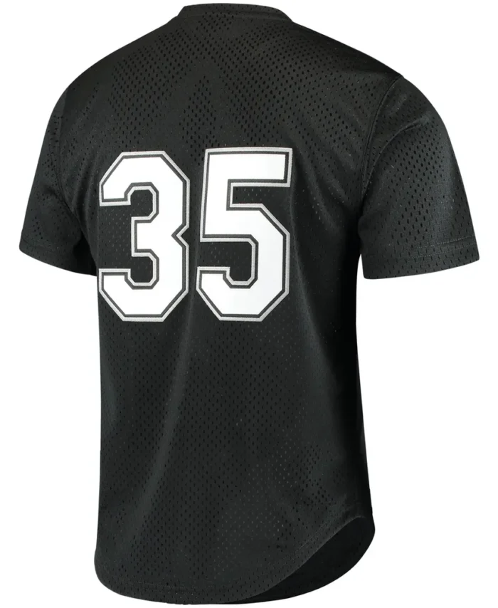 Frank Thomas Chicago White Sox Mitchell Ness Cooperstown Mesh Batting Practice Jersey - Black