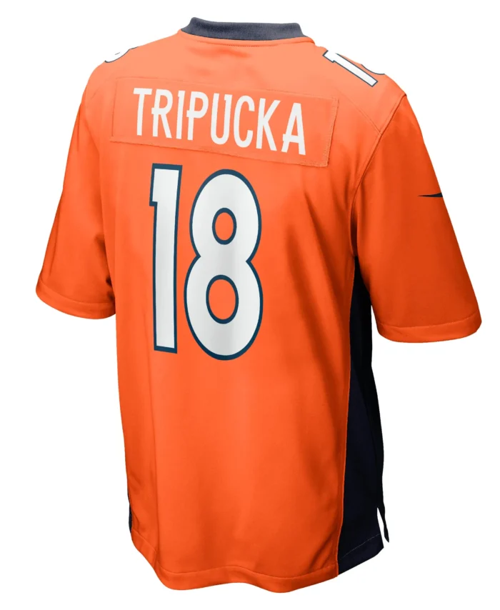 Frank Tripucka Denver Broncos Retired Player Jersey - Orange