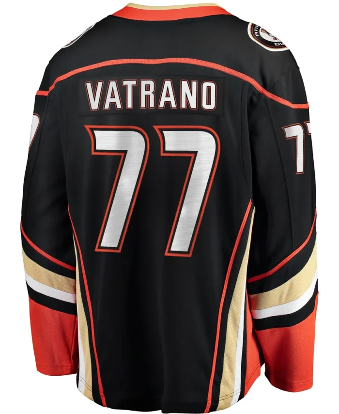Frank Vatrano Anaheim Ducks Fanatics Home Breakaway Player Jersey - Black