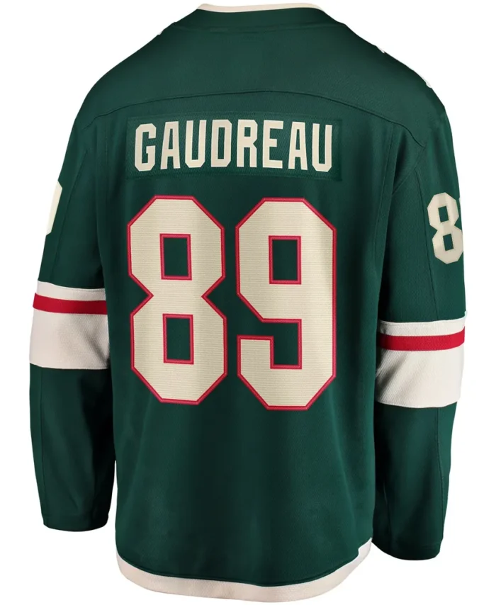 Frederick Gaudreau Minnesota Wild Fanatics Home Breakaway Player Jersey - Green