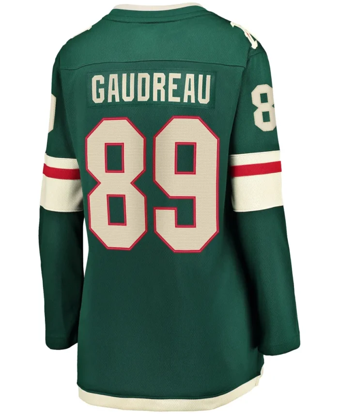 Frederick Gaudreau Minnesota Wild Fanatics Women Home Breakaway Player Jersey - Green