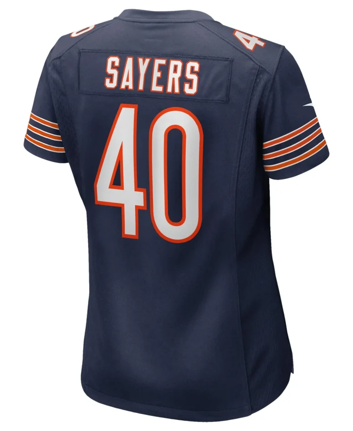 Gale Sayers Chicago Bears Women's Game Retired Player Jersey - Navy