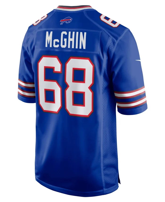 Garrett McGhin Buffalo Bills Team Game Jersey - Royal