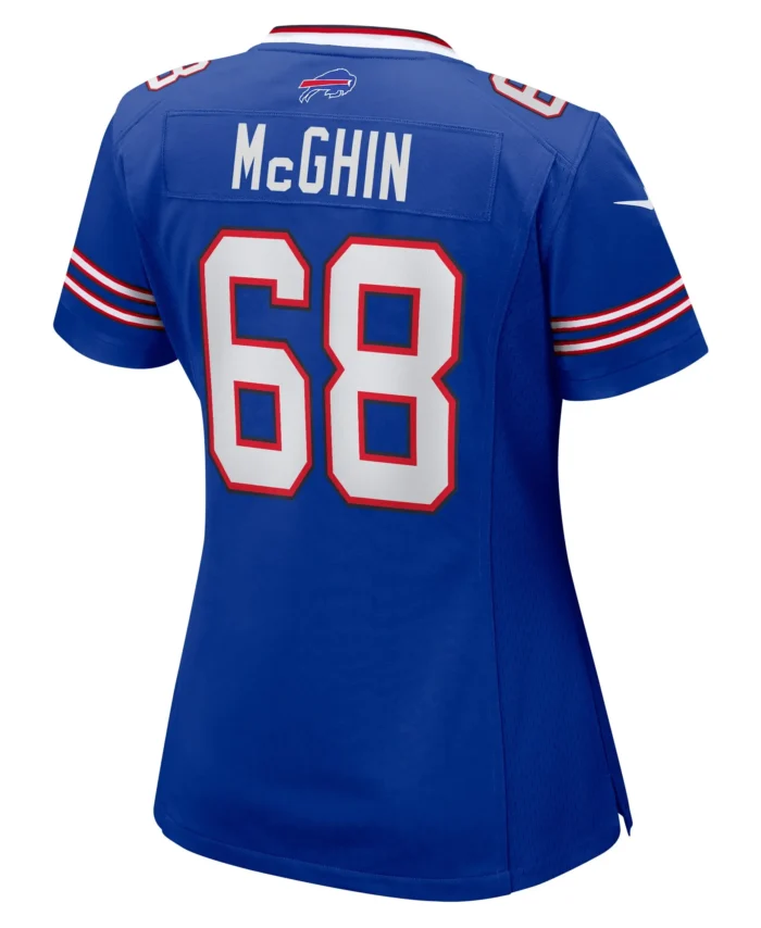 Garrett McGhin Buffalo Bills Women's Team Game Jersey - Royal