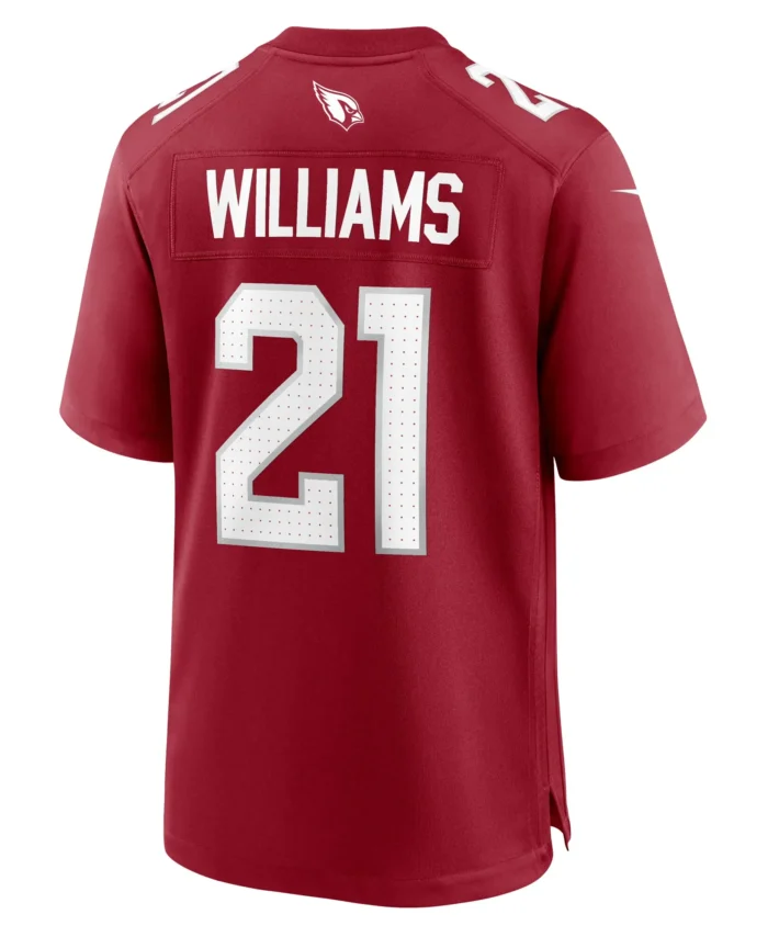 Garrett Williams Arizona Cardinals  Game Jersey -  Cardinal