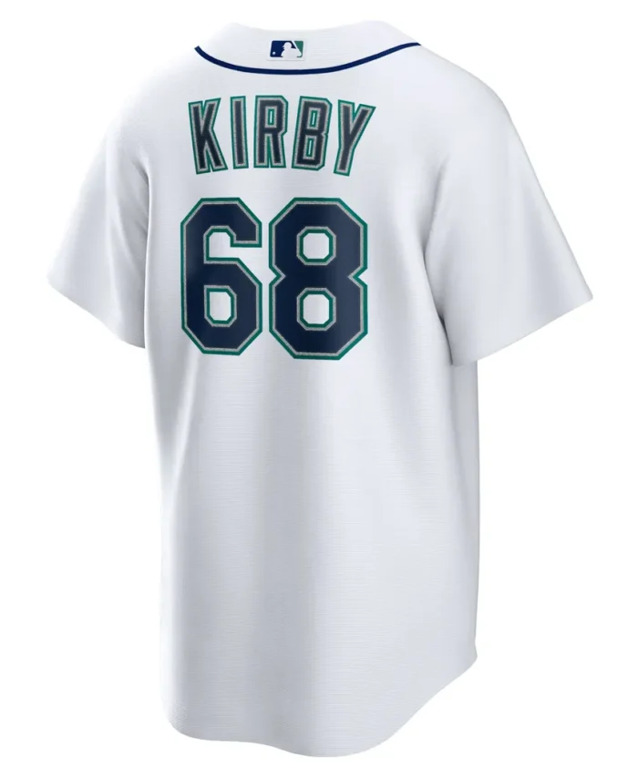 George Kirby Seattle Mariners Home Replica Jersey- White