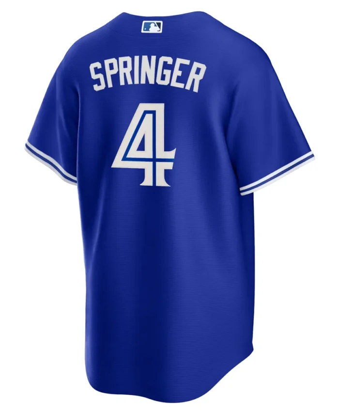 George Springer Toronto Blue Jays Alternate Replica Player Jersey - Royal