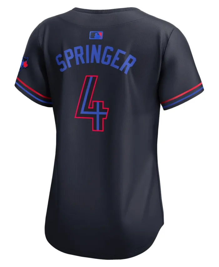 George Springer Toronto Blue Jays Women 2024 City Connect Limited Player Jersey - Navy