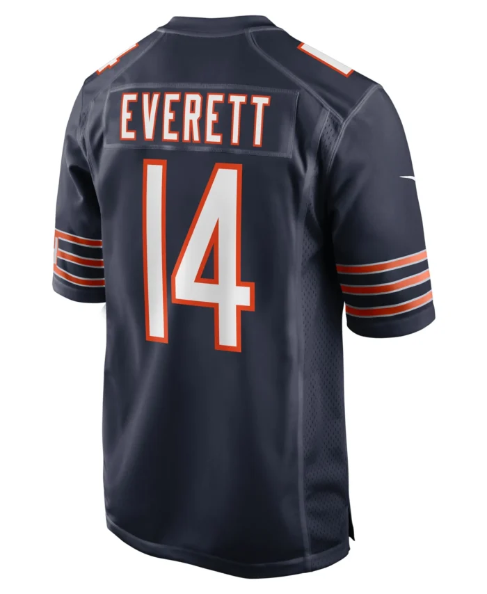 Gerald Everett Chicago Bears  Game Jersey -  Navy