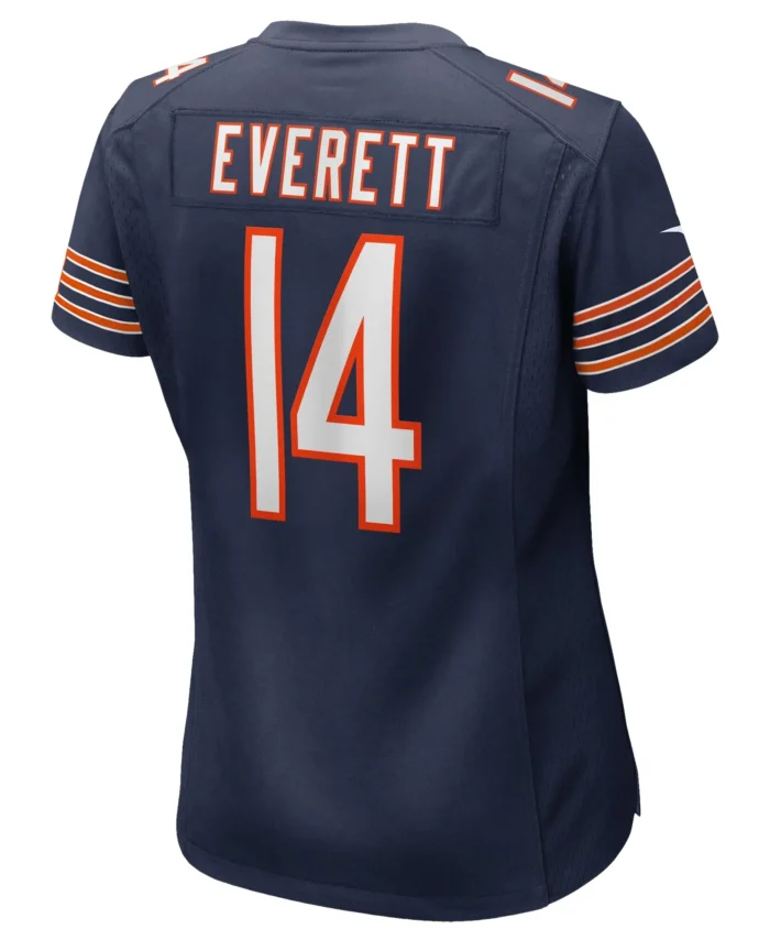 Gerald Everett Chicago Bears Women's  Game Jersey -  Navy
