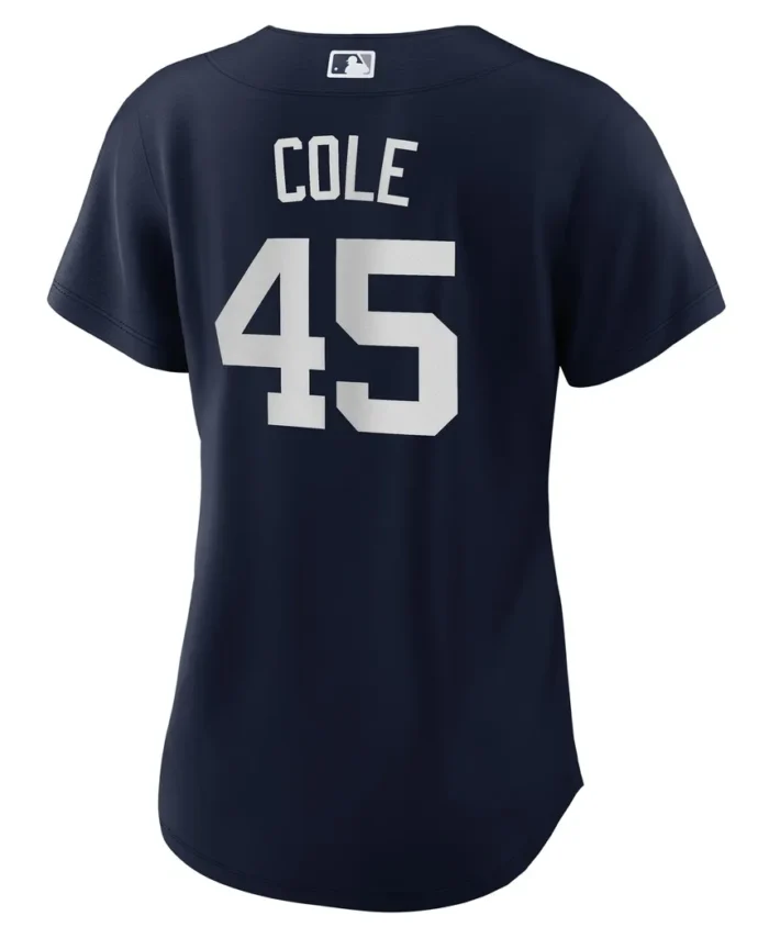 Gerrit Cole New York Yankees Women Alternate Replica Player Jersey- Navy