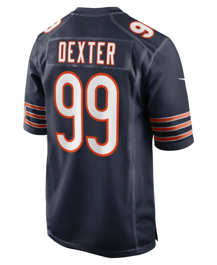 Gervon Dexter Sr Chicago Bears Team Game Jersey -  Navy