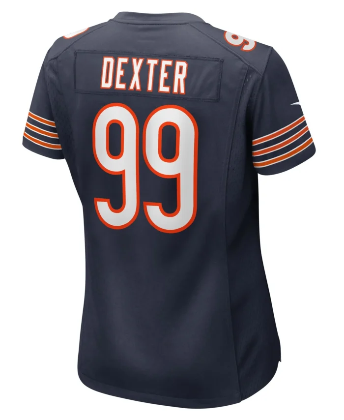 Gervon Dexter Sr Chicago Bears Women's Team Game Jersey -  Navy