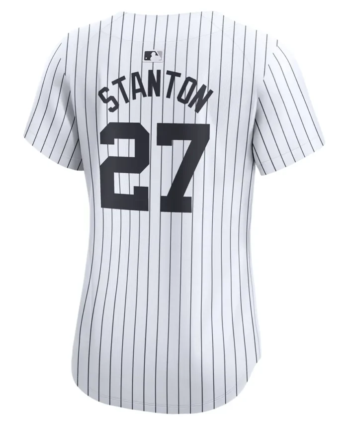 Giancarlo Stanton New York Yankees Women  Home Limited Player Jersey- White