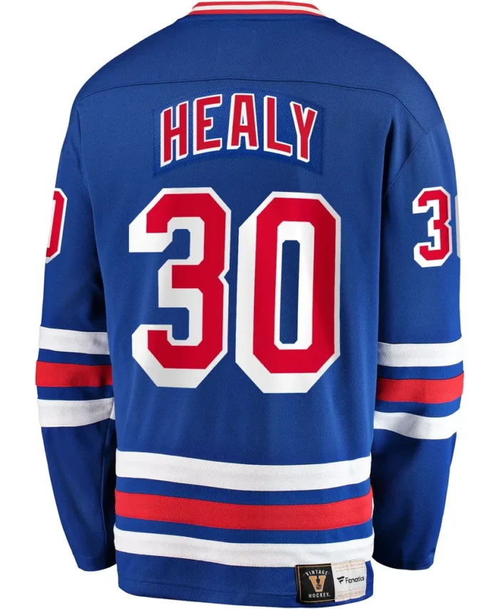Glenn Healy New York Rangers Fanatics Premier Breakaway Retired Player Jersey - Blue