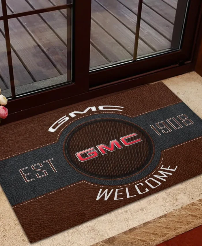 Heavy-Duty Pickup Doormat, Durable Auto-Inspired Rug for Garage or Home Entry CAR169 - Brown