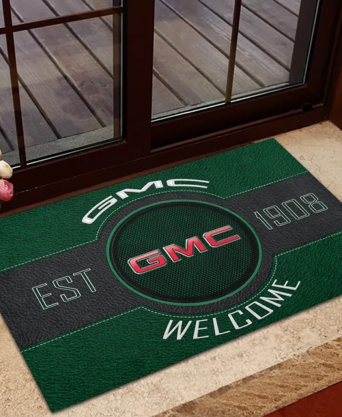 Heavy-Duty Pickup Doormat, All Over Print Doormat For Car Owners CAR169 - Green